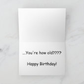 Holey Moley Funny Birthday Kaart (groot afdrukken) (Binnen)