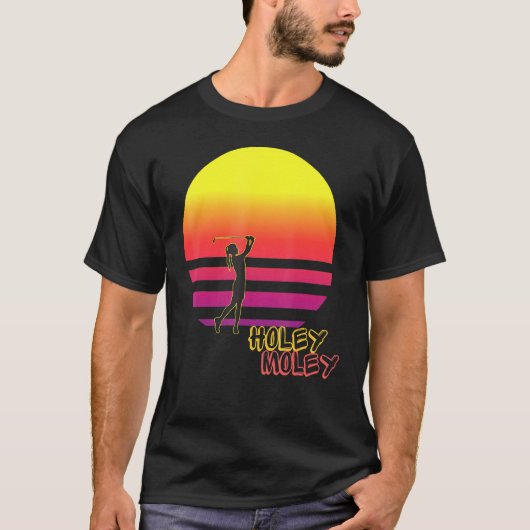 Holey Moleys Golf-Sunset for Men T-shirt (Voorkant)