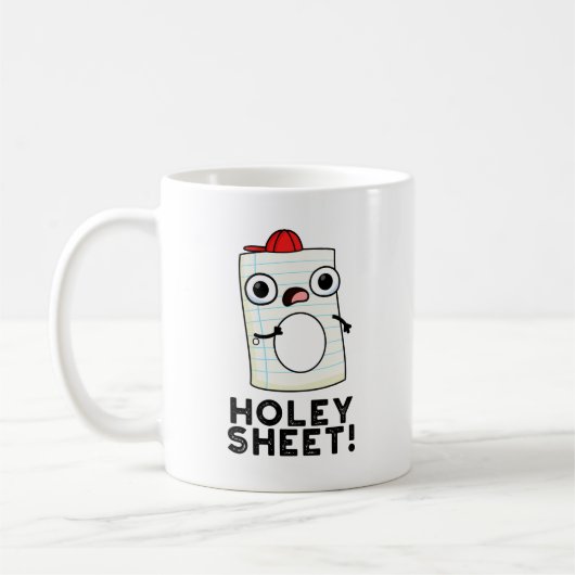 Holey Sheet Funny Paper Koffiemok (Links)