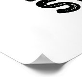 Holey Sheet Funny Paper Poster (Hoek)