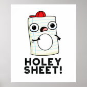 Holey Sheet Funny Paper Poster (Voorkant)