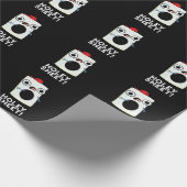 Holey Sheet Funny Paper Pun Dark BG Cadeaupapier (Hoek)