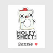 Holey Sheet Funny Paper Sticker (Vel)