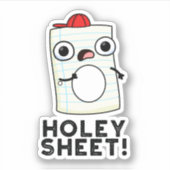 Holey Sheet Funny Paper Sticker (Voorkant)