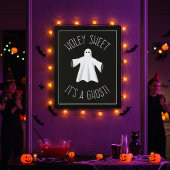 Holey Sheet Het is een Ghost - Halloween Poster