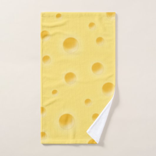 Holey Swiss Cheese Fanciful Monogrammed Gift Bad Handdoek (Handdoek)