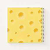 Holey Swiss Cheese Personalized Yellow Cheesy Notitieboek (Achterkant)