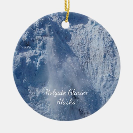 Holgate Calving Action Ornament (Voorkant)