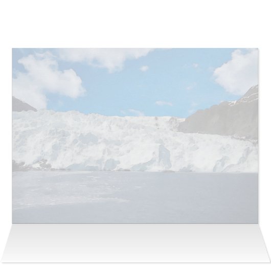 Holgate Glacier - 5 "x 7" Art Kaart (Binnen Horizontaal (Boven))