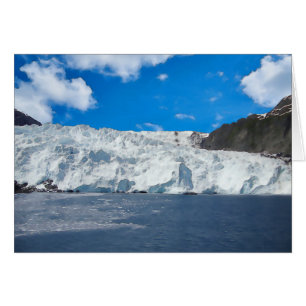 Holgate Glacier - 5 "x 7" Art Kaart