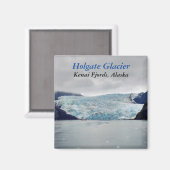 Holgate Glacier Kenai Fjorden Alaska fotomagneet Magneet (Voorkant / Achterkant)