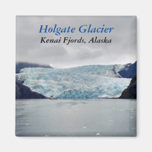 Holgate Glacier Kenai Fjorden Alaska fotomagneet Magneet