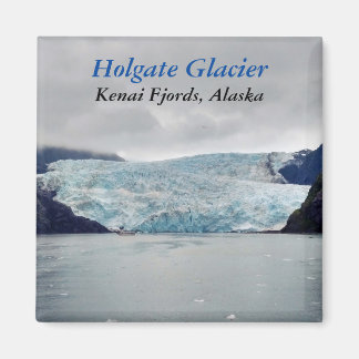 Holgate Glacier Kenai Fjorden Alaska fotomagneet Magneet