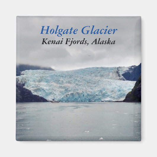 Holgate Glacier Kenai Fjorden Alaska fotomagneet Magneet (Voorkant)