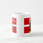 Holger Danske 11 oz Classic White Mok (Center)