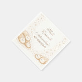 Holi Cannoli Sweet Bakery 1st Birthday Servet (Hoek)