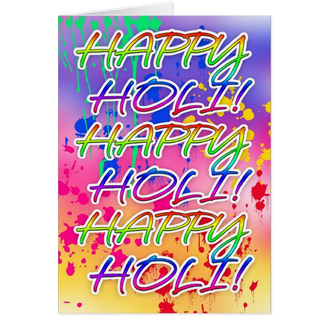 Holi Festival of Color - Paint Splashes (Voorkant)