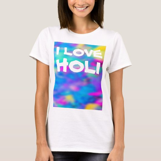 HOLI Festival of Colors 2 + jouw ideeën T-shirt (Voorkant)