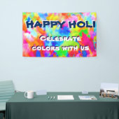 HOLI Festival of Colors en jouw ideeën Spandoek (Beurs)