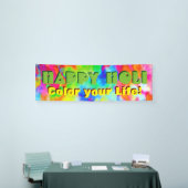 HOLI Festival of Colors en jouw ideeën Spandoek (Beurs)