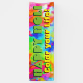 HOLI Festival of Colors en jouw ideeën Spandoek (Verticaal)