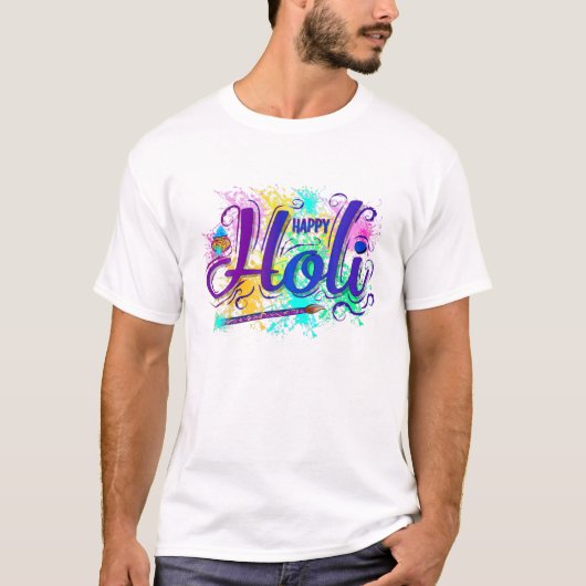 Holi Festival of Spring Colors and Love T-shirt (Voorkant)