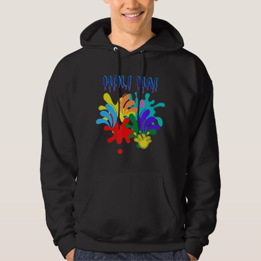 Holi Festival vrouwen en kinderen Hoodie (Voorkant)