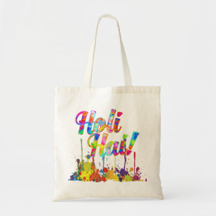 HOLI HAI COLOR SPLASH II + jouw ideeën Tote Bag