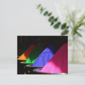 Holi Hai Colorful Powders Briefkaart (Staand voorkant)
