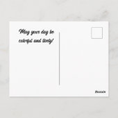 Holi Hai Colorful Powders Briefkaart (Achterkant)