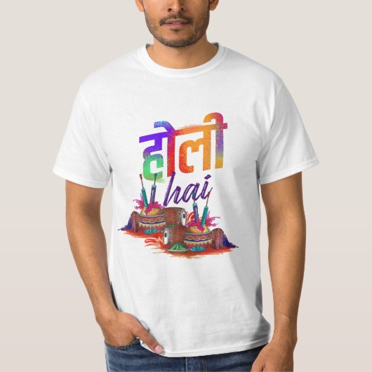 HOLI HAI T-SHIRT (Voorkant)