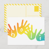 holi handen briefkaart (Voorkant / Achterkant)