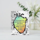 Holi Heart Festival van Liefde en Kleur Briefkaart (Staand voorkant)