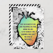 Holi Heart Festival van Liefde en Kleur Briefkaart (Voorkant / Achterkant)