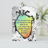 Holi Heart Festival van Liefde en Kleur Kaart (Staand voorkant)