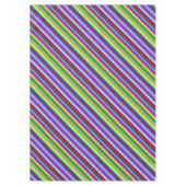 HOLI kleurde Stripes patroon + uw ideeën Tafelkleed (Voorkant)