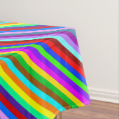 HOLI kleurde Stripes patroon + uw ideeën Tafelkleed (Voorbeeld)