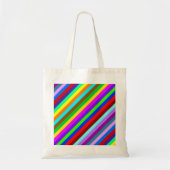 HOLI kleurde Stripes patroon + uw ideeën Tote Bag (Voorkant)