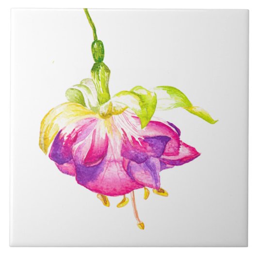 Holi on a Ceramic Tile (B) Tegeltje (Voorkant)