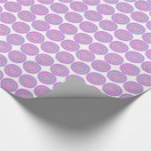 Holi verf splash bloemige rangoli cadeaupapier (Hoek)