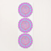 Holi verf splash bloemige rangoli yogamat (Achterkant)