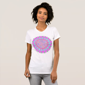 Holi verfspat bloemrijke rangoli t-shirt