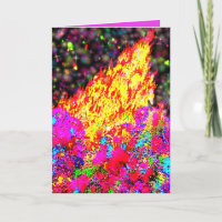 Holi vreugdevuur met verf en sprankelingen