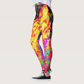 Holi vreugdevuur met verf en sprankelingen leggings (Links)