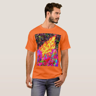 Holi vreugdevuur met verf en sprankelingen t-shirt