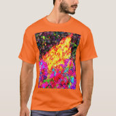 Holi vreugdevuur met verf en sprankelingen t-shirt (Voorkant)