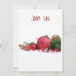 ***HOLIDAAGPARTIJ** INVITATIES VOOR CHRISTMAS KAART