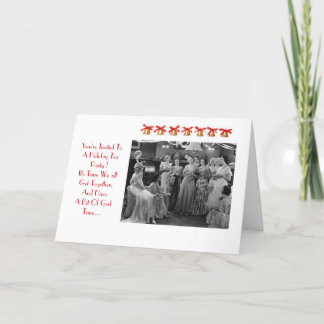 HolidaayTea Party Invitation