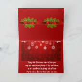 HOLIDAGENKAART VOOR BEAUTIEVERKLARINGEN FEESTDAGEN KAART (Binnen)