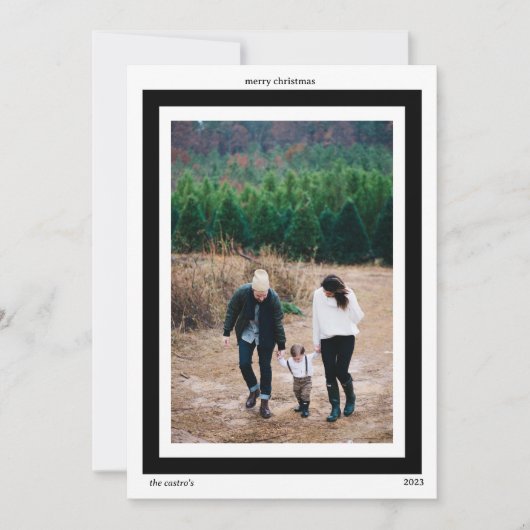 HOLIDAIRE FOTO-KAART FEESTDAGENKAART (Voorkant)